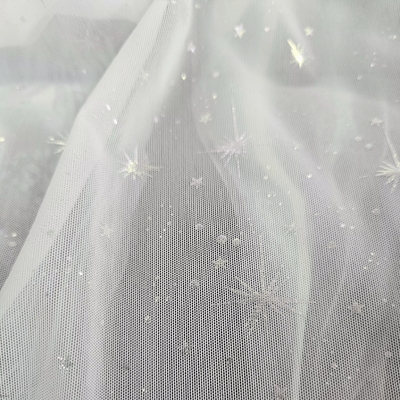 Starry Sky Glitter Tulle Fabric Net Bronzing Soft Spandex for Clothing and Underwear