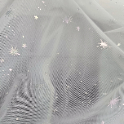 Starry Sky Glitter Tulle Fabric Net Bronzing Soft Spandex for Clothing and Underwear
