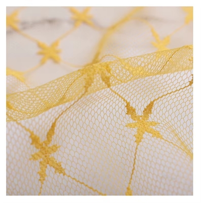 100% Nylon Raschel Soft Tulle Net Mesh Fabric for Embroidery and Dress for Boys and Girls