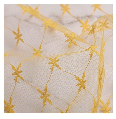 100% Nylon Raschel Soft Tulle Net Mesh Fabric for Embroidery and Dress for Boys and Girls