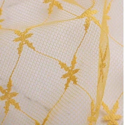100% Nylon Raschel Soft Tulle Net Mesh Fabric for Embroidery and Dress for Boys and Girls
