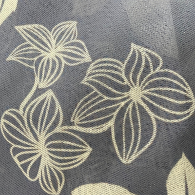 Intricately Printed 95% Polyester 5% Spandex Knitted Curtain for Girls Anti-Static Mesh Fabric for Bedding Dresses Bags