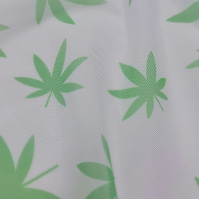 Custom Digital Printing Soft Ladies Shirts Bags Girls Modal Tulle Lace Jersey Fabric Polyester Stretch Mesh Versatile Use for