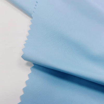 Quick-Drying Summer Running Yoga Sportswear Knit Fabric Recycled Nylon Spandex Plain Dyed Tricot Knitted Stretch Clothing