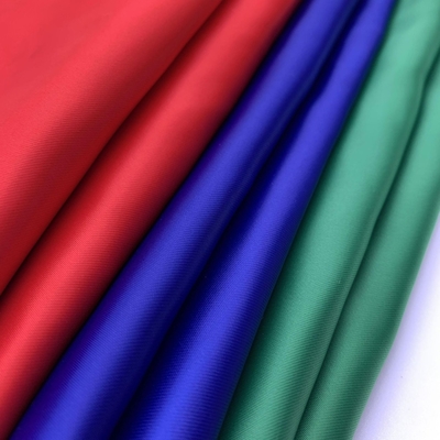 Direct Factory Price Breathable Woven Polyester Satin Fabric Elastic Stretch Full Dull Spandex Girls Blouses Dresses Swimwear