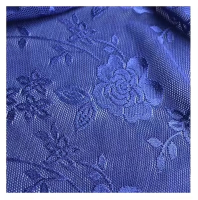 100% Nylon Hand-Embroidered Lace Printed Mesh Fabric for Women's Dresses & Trousers Breathable Woven Technics for Boys & Girls