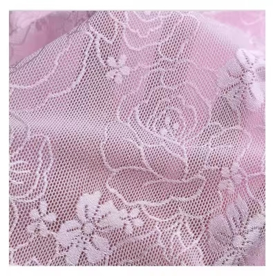 100% Nylon Bridal Lace with Embroidery Fabric Mesh for Garments & Home Decor for Girls & Boys