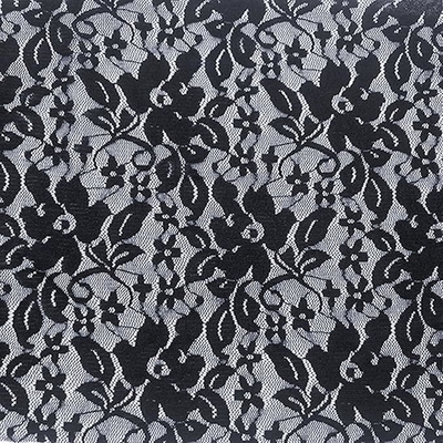 Wide Nylon Spandex Floral Lace Fabric 87 GSM Lightweight 4-Way Stretch Soft Breathable 1 Yard for Lingerie