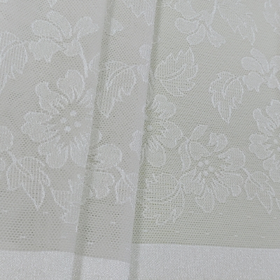 Multicolored Floral Embroidered Tulle Lace Trim Eco-Friendly Wedding Dress with Applique Decoration