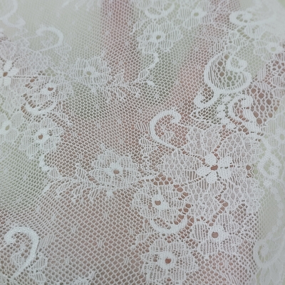 Soft Nylon Lace Trim with Spandex Mesh Non-Stretch Embroidery Decoration for Lingerie Garments Clothes Bags Clothing Accessories