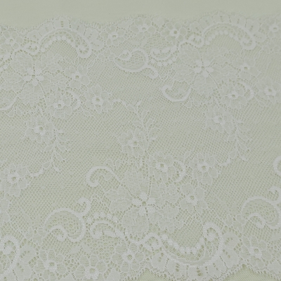 Soft Nylon Lace Trim with Spandex Mesh Non-Stretch Embroidery Decoration for Lingerie Garments Clothes Bags Clothing Accessories