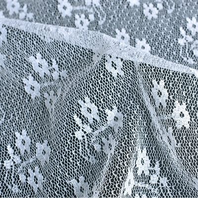 Women's & Children's Clothing Soft Little Flowers Lace Fabric Mesh Nylon Non-Elastic Wholesale Tulle Stage Clothing Manufacturer