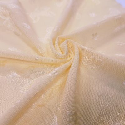 Premium Beige Butterfly Floral Lace Fabric Mesh Material for Apparel Bridal Wear Decorative Creations