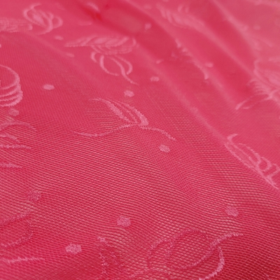 Premium Pink Floral Pattern Lace Fabric Elastic Mesh Material for Apparel Wedding Dresses & Decorative Crafts