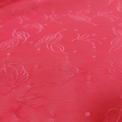 Premium Pink Floral Pattern Lace Fabric Elastic Mesh Material for Apparel Wedding Dresses & Decorative Crafts