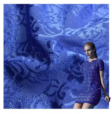 100% Recycled Nylon Floral Lace Mesh Fabric Luxury Sustainable for Boys' Dresses Custom Wholesale Options