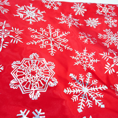 High Quality 100% Polyester Satin Fabric Fashionable Gold Foil Encrypted Printed Breathable Home Decor Knitted Wholesale Draped