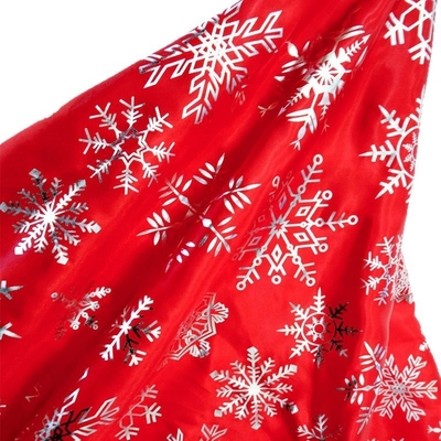 High Quality 100% Polyester Satin Fabric Fashionable Gold Foil Encrypted Printed Breathable Home Decor Knitted Wholesale Draped