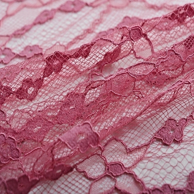Women's Spring Summer Long Skirt with Nylon Flower Embroidered Lace Fabric Factory's New Collection Lace Intimates Bra