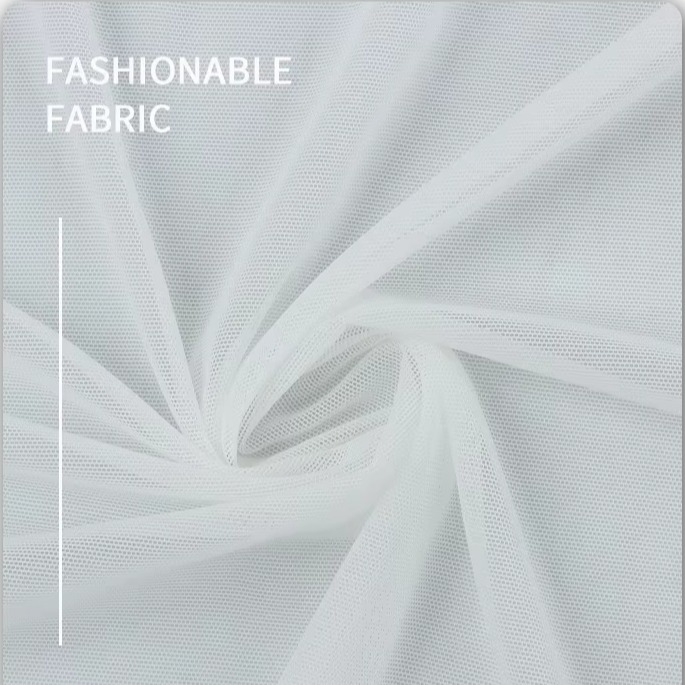 American Stretch Nylon Mesh Fabric Breathable Dense Plain Skirts for Stage Swimwear-Combed Dense Plain Dresses for Boys Girls