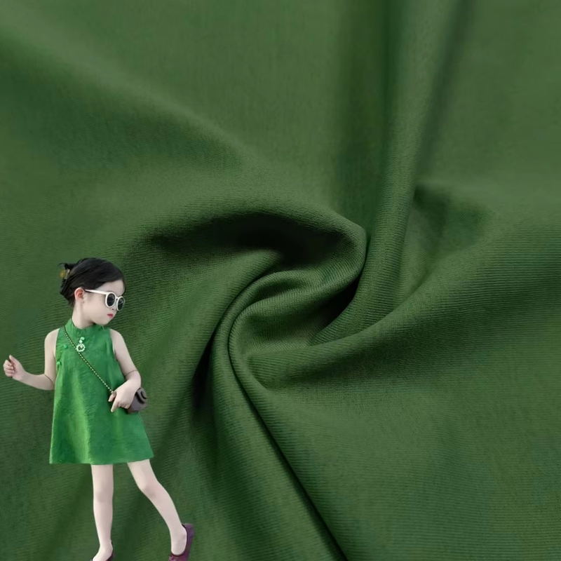 160g Single-Sided Knitted T-Shirt Fabric 88% Nylon 12% Spandex Stretch Material for Swimwear and Dresses