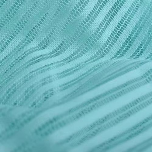 Customized Wholesale Nylon 85 Spandex 15 Stripe Stretch Fabric Quick-Dry for Sportswear Girls' Dresses Underwear Sunscreen