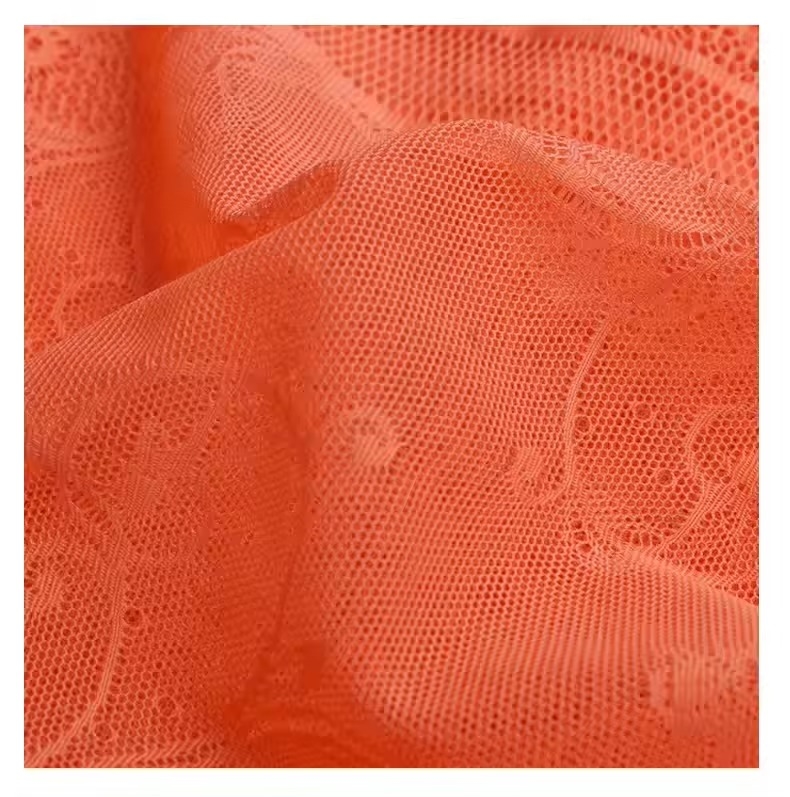 Hot Sales 85% Nylon 15% Spandex Breathable Mesh Fabric Custom Knitted Woven Stretch Fabric for Garments Swimwear Printed Pattern
